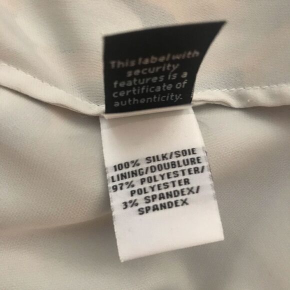 DVF Blouson Batwing Silk Feather Blouse S - Picture 7 of 8
